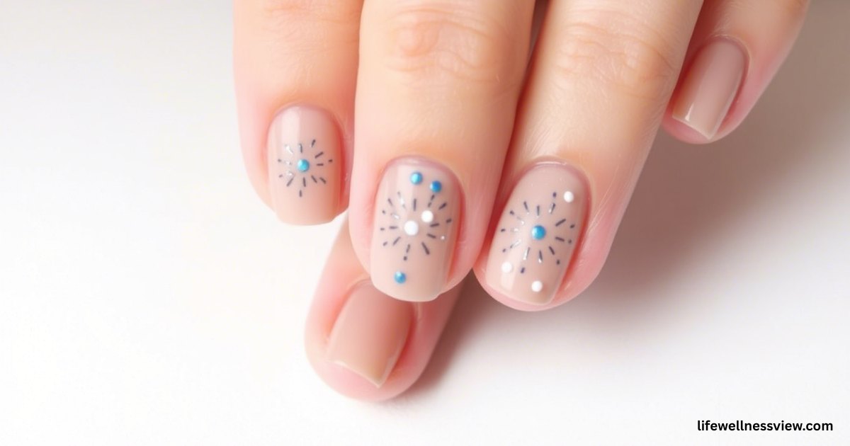 fireworks-dotted-nail-art