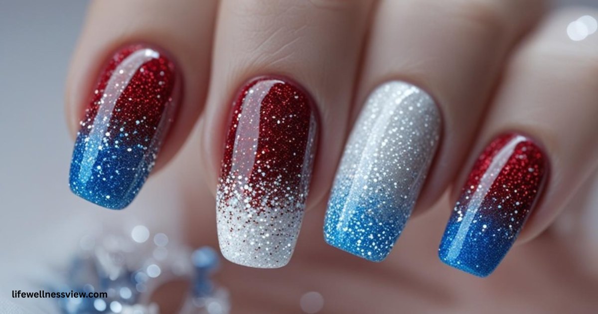 glitter-dip-short-nails