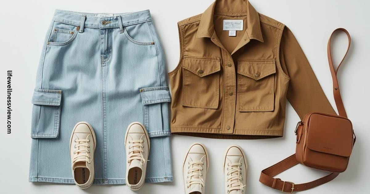 Cargo Jean Skirt