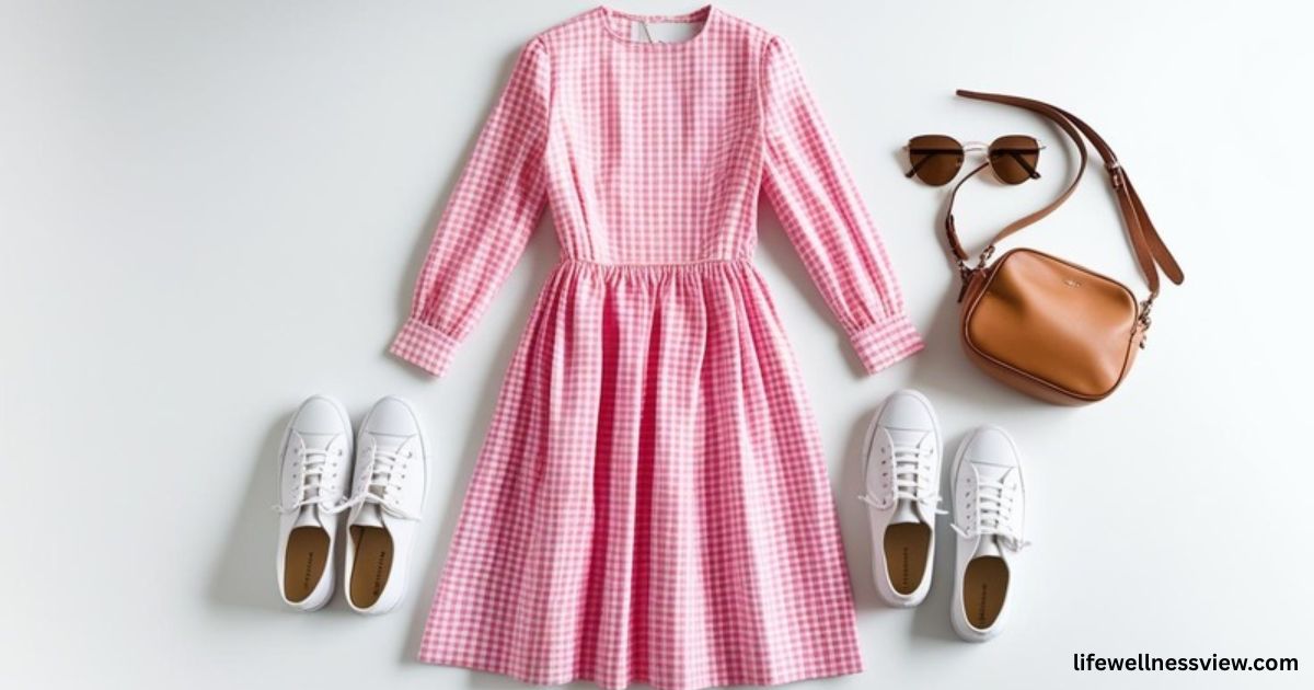 gingham-dress-sneakers