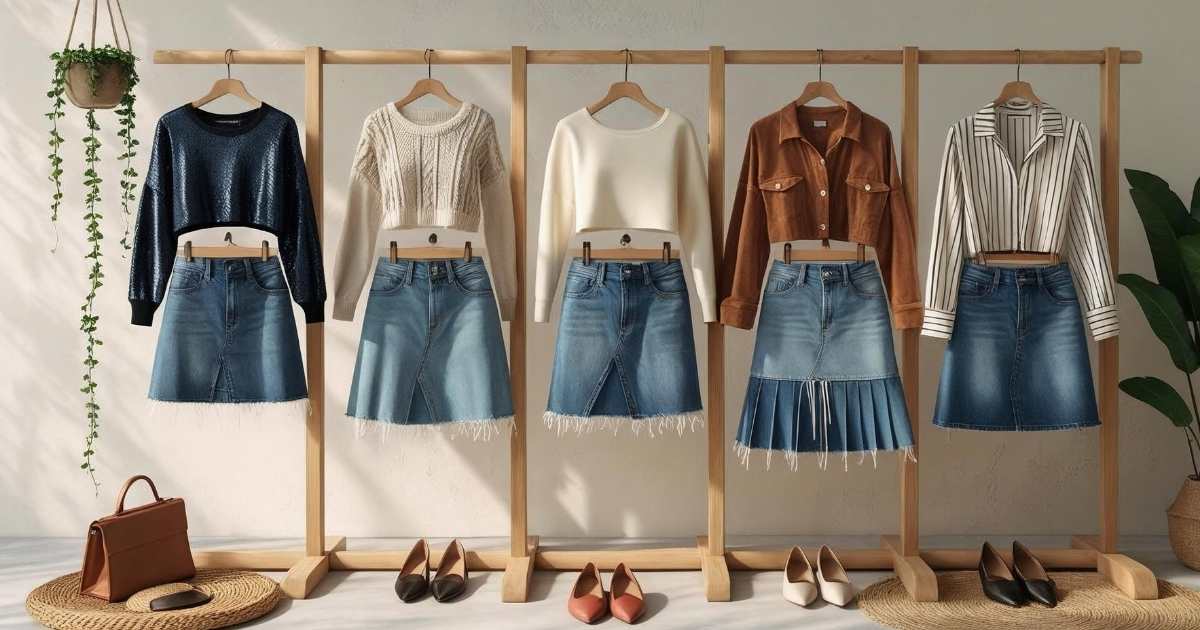 jean skirt