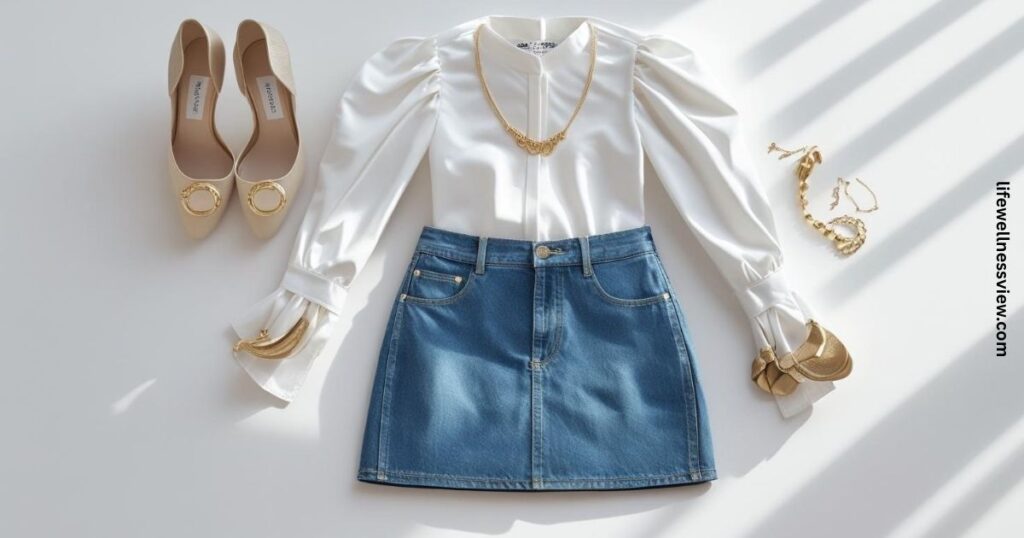 Zara Denim Mini Skirt